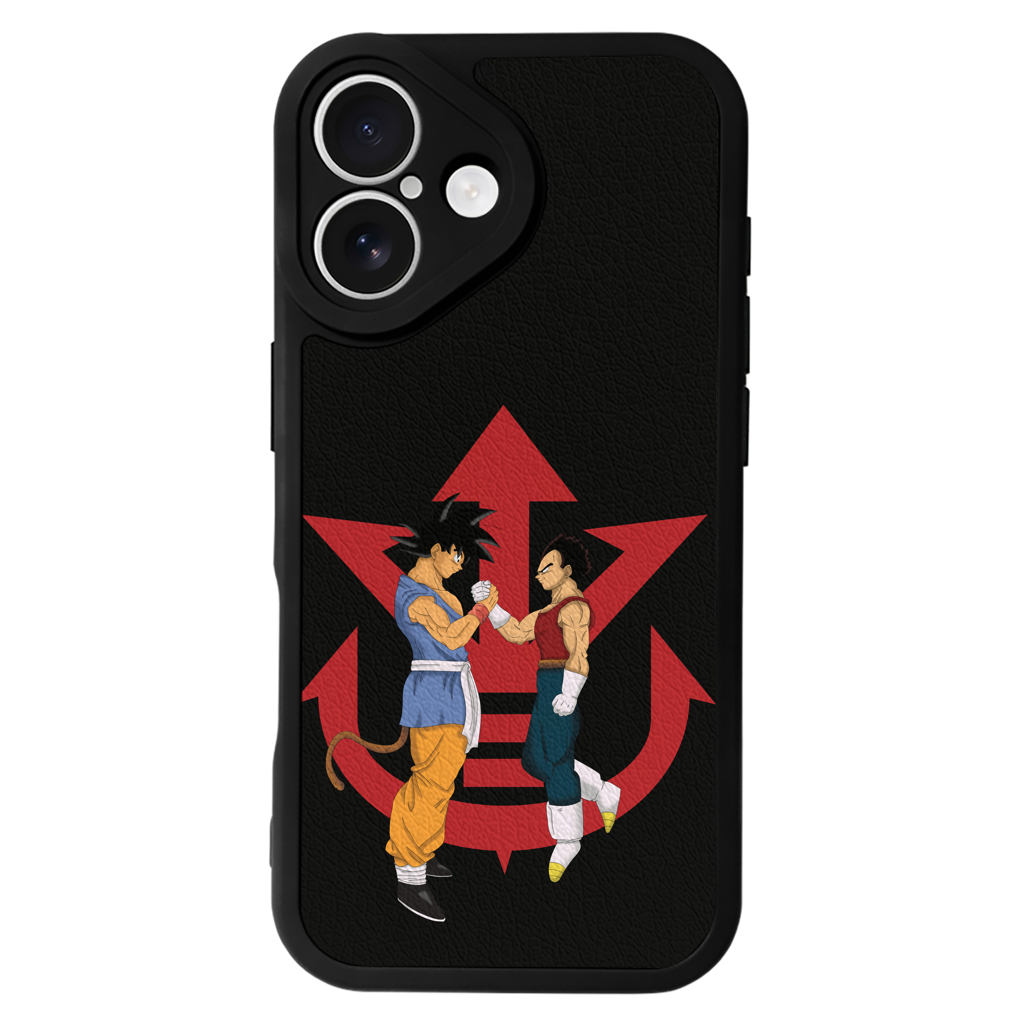 （画像用） ドラゴンボール 孫悟空（そん ごくう）Son Goku カカロット DRAGON BALL Kakarotto 【iPhone 16シリーズ対応】シリコンスマホケース（レザー調） 材質：シリコン